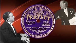 “Knock Knock Whos There” by Vincent Lopez and his Orchestra 1936 [upl. by Asehr631]