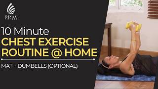 10 Minute Chest Workout Routine for Women And Men at Home [upl. by Ott]