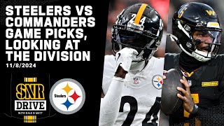 Week 10 NFL Game Predictions  Steelers at Commanders Preview  SNR Drive  Pittsburgh Steelers [upl. by Thirion425]