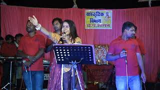 ढ़ोल बाजे रे नगाड़ा बाजे ना भक्ति सॉन्ग santosh yadav live program siltara takhatpur स्वर छाया प्रकाश [upl. by Ardnuaek]