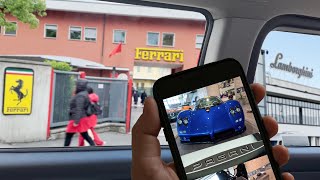 Journey to Lamborghini Ferrari amp Pagani in the Motor Valley 🇮🇹 Cars in Italy  Ep 5 [upl. by Eelirak]