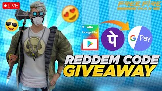 Free Fire Live Redeem Code Giveaway 🤑  Play Free Fire Live and Win Redeem Code 🏆🤑 freefirelive [upl. by Alvita]