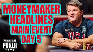 World Series of Poker Main Event 2023  Day 5 [upl. by Tacy]