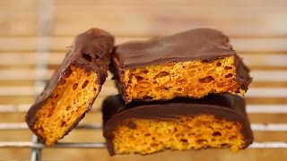 Homemade Honeycomb Candy amp Cadbury Crunchie Bars Recipe [upl. by Karie]