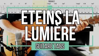 Eteins la lumière  Axel Bauer  Guitare Tabs [upl. by Carine]