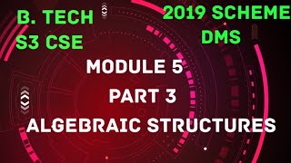 MAT203 Discrete Mathematics StructuresModule 5 part 3 2019 scheme [upl. by Ahtnicaj]