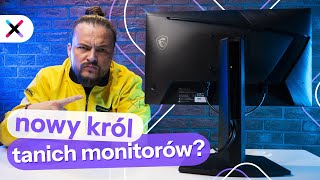 MONITOR LEPSZY NIŻ GIGABYTE G24F 2 😲 Recenzja taniego MSI G255PF E2 🟥 [upl. by Ymeraj520]