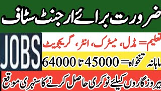 Multiple Jobs Vacancies in Pakistan Biggest Jobs How to Apply [upl. by Tarttan]