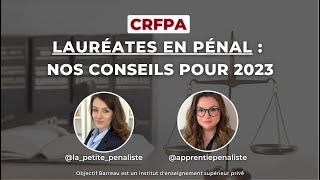 CRFPA  Nos conseils pour 2023 spécialité pénale [upl. by Anuaek509]