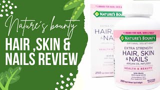 natures bounty hair skin and nails review [upl. by Durgy]