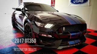 2017 Shelby GT350 Resonator Delete [upl. by Lalita63]