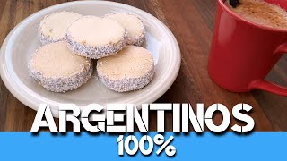 Cómo hacer ALFAJORES DE MAICENA💙 Receta Original Super Fáciles [upl. by Manvell]