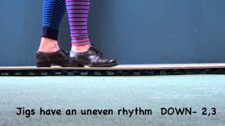 How to do an easy Irish jig step  JIG TASTER [upl. by Refotsirk]