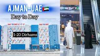 UAE Budget Shopping  1 to 20 Dirhams Day to Day Ajman [upl. by Calen111]