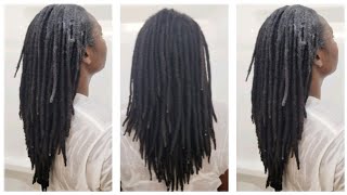 My 5 minute Loc Wash Routine  4 Years Locd [upl. by Lambard]