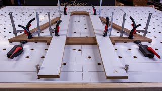 The Ultimate Boat Frame Building Table  Building Temptress Ep2 [upl. by Fleeman]