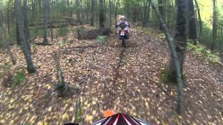 KTM 450 XCR PlainvilleWrentham MA ride [upl. by Aneehsor]