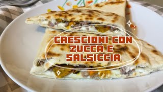 CRESCIONI CON ZUCCA E SALSICCIA [upl. by Verda]