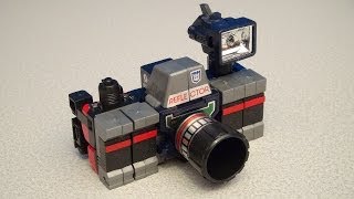 TRANSFORMERS G1 REFLECTOR VIDEO VINTAGE TOY REVIEW [upl. by Bathsheeb258]