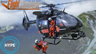 Helicopter HPG H145 HEMS in Action Pack on Microsoft Flight Simulator [upl. by Proudfoot]