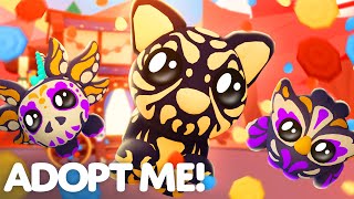 💀Visit The Día De Los Muertos Wagon 🙀Play For A GOLDEN JAGUAR✨ Adopt Me Update Trailer [upl. by Annaj]