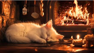 🔥 STOP Wasting Time on Stressful Music and Try This Beautiful Christmas Fireplace Instead [upl. by Ennaej]