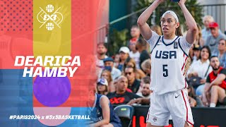 Dearica Hamby 🇺🇸 USAs Olympic hope  3x3 Basketball [upl. by Otnas]