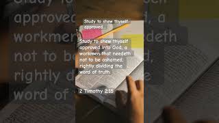 Study to Shew Thyself Approved  Study Approved God Rightlydividing Diligent Shorts [upl. by Neu871]