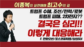 트럼프 대통령 당선 후 빅테크  트럼프 수혜주는 이종복 실전매매최고수의길 [upl. by Herc]