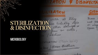 sterilization and disinfectionmicrobiology [upl. by Robison]