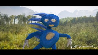 Sonic The Hedgehog Movie Sanic Auditions Part 5 Turtle Scene [upl. by Amzaj]