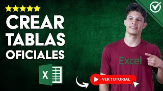 Cómo CREAR TABLAS OFICIALES de Excel  📊 Ventajas de usar Tablas en Excel 📊 [upl. by Rogers]