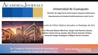 3er Congreso Internacional de Investigación Academia Journals CDMX 2023 [upl. by Ednyl]