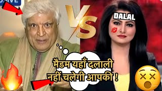 Javed Akhtar🔥Epic Destroys Chitra Tripathi amp Pm Modi 🤣  Godi Media Bejjati [upl. by Atram902]