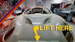 A57 Under the nose The front crash structure Arete supercar project [upl. by Onitsuj]