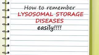 How to remember Lysosomal storage diseases mnemonic [upl. by Grimbly]