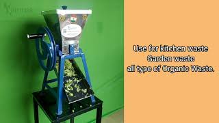 Manual waste Shredder low cost [upl. by Russell100]