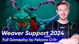 WEAVER SUPPORT 4 Pos by Cr1t  Dota 2 2024 Pro Gameplay [upl. by Ellis]