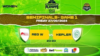 betPawaPlayoffs 2024 WOMEN  SEMI FINALS GAME 1  REG W BBC vs KEPLER W BBC [upl. by Thalia727]