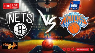 The Battle for NY Knicks vs Nets Live Watch Along Reaction on BBKSN [upl. by Rhynd]