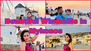 Mykonos Windmills amp Little Venice Walking Tour vlog ।।mykonos greece banglavlog travel [upl. by Eecram295]