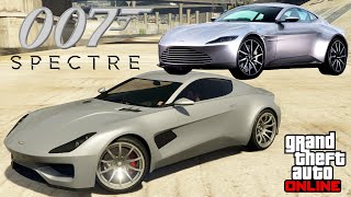 GTA 5  Movie Build  JAMES BOND SPECTRE Aston Martin DB10  Dewbauchee Specter Customization [upl. by Atiuqel531]