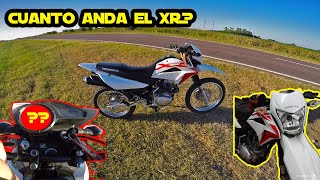 VELOCIDAD MAXIMA GPS XR 150 l RUTA Y TIERRA l FEDEMOTOVLOG [upl. by Sivrup910]