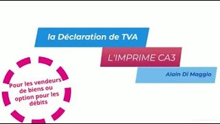 La déclaration de TVA CA3 [upl. by Darsie]