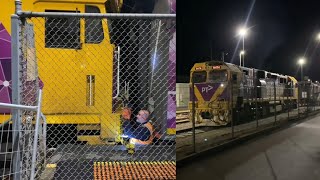 VLine N474 City of Traralgon Uncouples the N Set Passenger Cars at Bairnsdale Station [upl. by Grazia]