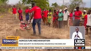 HONDA JAPAN INTRODUCES AGRIC MACHINES TO UGANDAJAPAN [upl. by Nyrem]