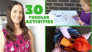 30 TODDLER ACTIVITIES AT HOME  HOW TO ENTERTAIN A 12 YEAR OLD [upl. by Yragerg]