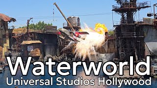 Waterworld stunt show at Universal Studios Hollywood [upl. by Coonan]