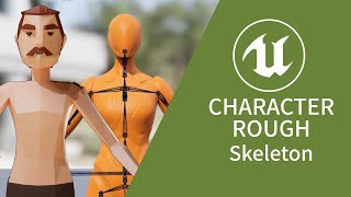 UE 51 Replace current version with skeleton from previous version  Apply CharacterRough skeleton [upl. by Lola]