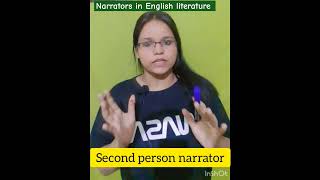 Types of narrators in English literature shorts uptgt englisliterature ytshortshortvideo [upl. by Yerd97]